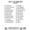 Toledo Walleye 2017-2018 Team Set