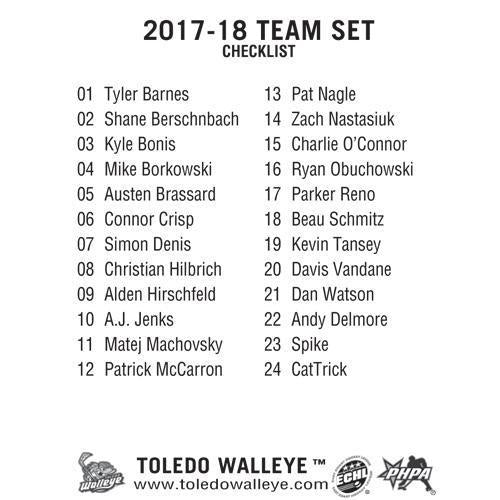 Toledo Walleye 2017-2018 Team Set