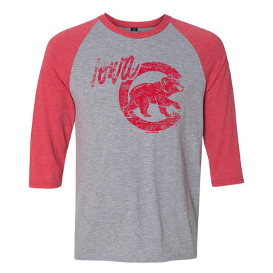 Iowa Cubs Mason Heather Red Tee