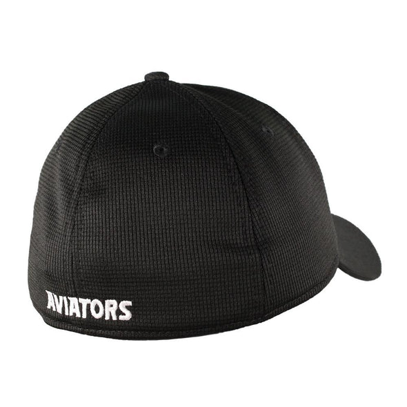 Las Vegas Aviators New Era Aviator Clubhouse Black 39Thirty Stretch Fit Hat