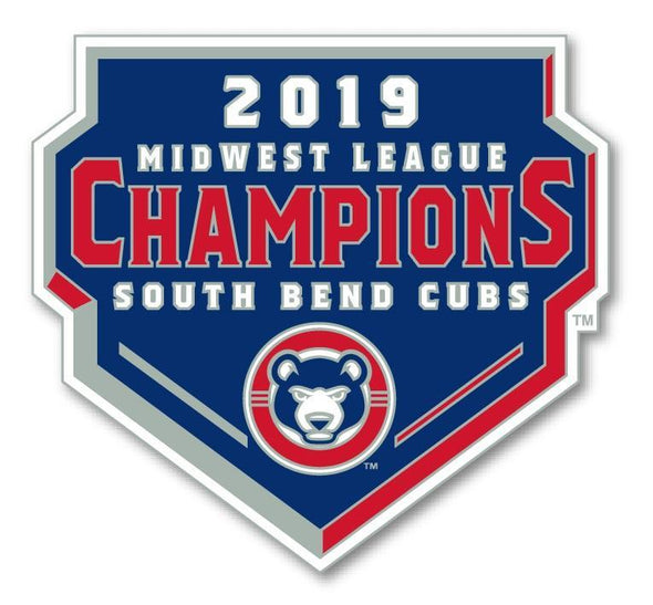 South Bend Cubs MWL Champions Collector Pin