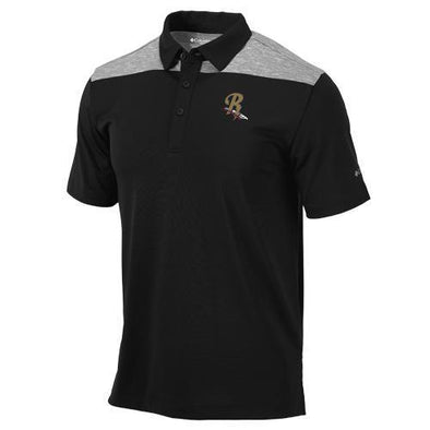 Columbia Black Omni-Wick Utility Polo