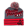 KNIT GREY/RED/BLACK TRASH PANDAS RC BEANIE