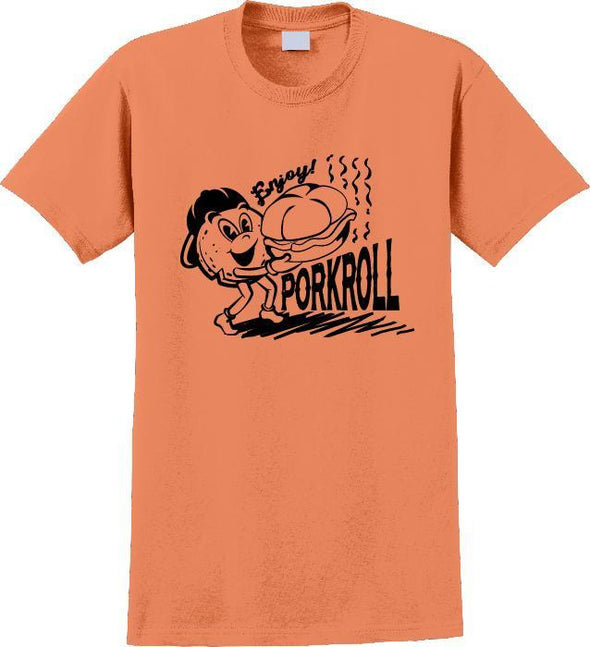 Adult Enjoy Pork Roll Tangerine t-shirt