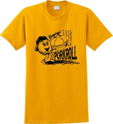 Adult Enjoy Pork Roll Yellow/Gold t-shirt