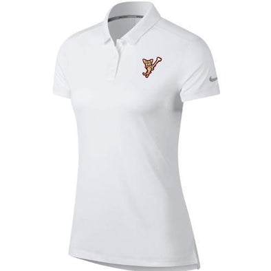 El Paso Chihuahuas NIKE- WMN WHITE SWINGING DOG POLO