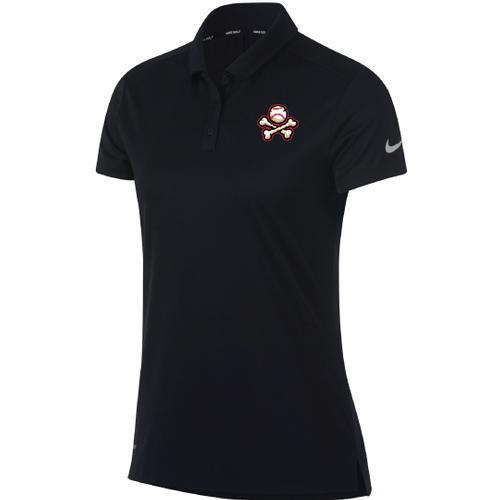 El Paso Chihuahuas NIKE- WMN BLACK CROSSBONES POLO