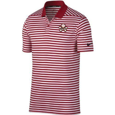 El Paso Chihuahuas NIKE- RED VICTORY STRIPE CROSSBONES POLO