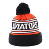 Las Vegas Aviators New Era Aviator Navy/Orange Knit Beanie
