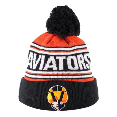 Las Vegas Aviators New Era Aviator Navy/Orange Knit Beanie