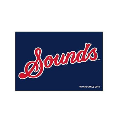 Nashville Sounds Script Logo Magnet