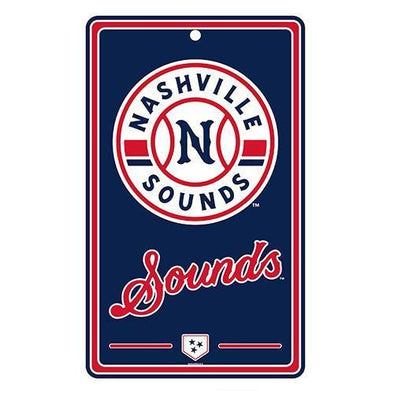Nashville Sounds Logo 7" x 12" Sign