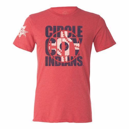 Indianapolis Indians Circle City Indians Red Block Tee