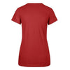 Indianapolis Indians Women's Red Metallic Scoop Tee