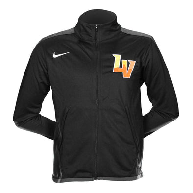 Kids' Las Vegas Aviators Nike Epic Left Chest LV Black Polyester Jacket