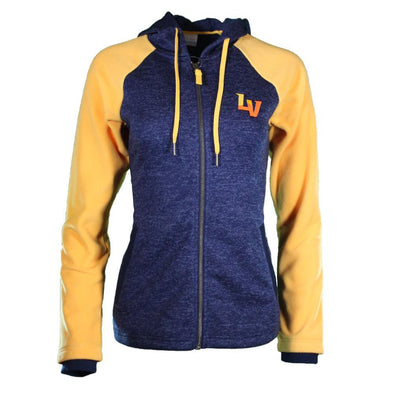 Women's Las Vegas Aviators Columbia Left Chest LV Darling Days Navy/Gold Polyester Jacket