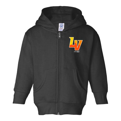 Infants' Las Vegas Aviators LAT Apparel Left Chest LV Black Fleece Hoodie