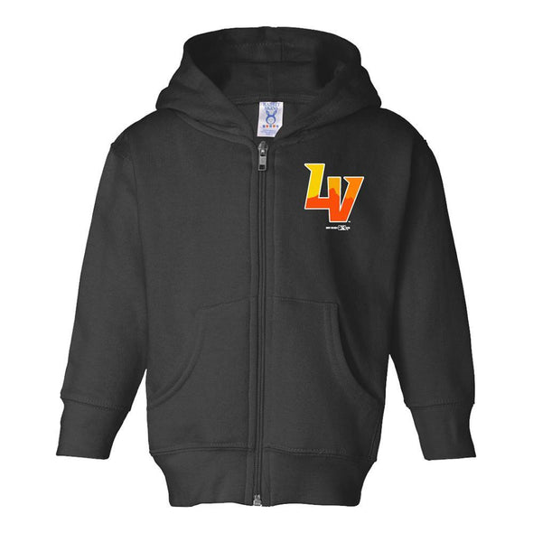 Infants' Las Vegas Aviators LAT Apparel Left Chest LV Black Fleece Hoodie