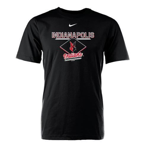 Indianapolis Indians Black Marauder Tee