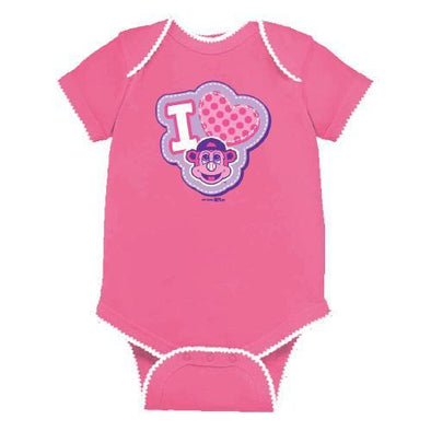 Indianapolis Indians Infant Raspberry Hearthrob Bodysuit