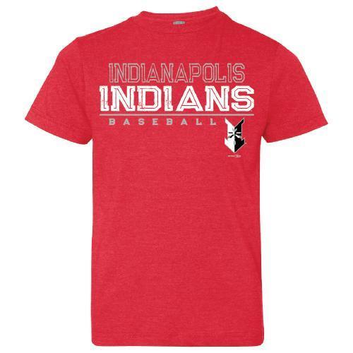 Indianapolis Indians Red Opposition Tee