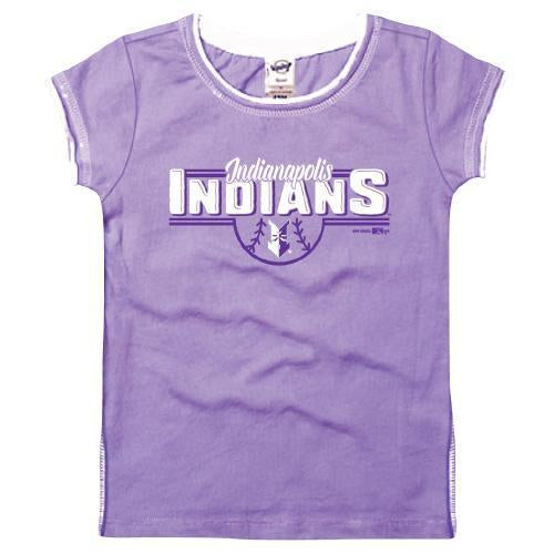 Indianapolis Indians Toddler Lavender Rumor Edge Tee