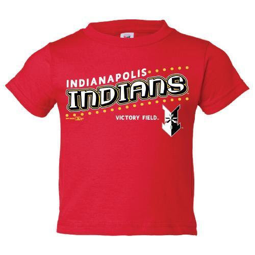 Indianapolis Indians Toddler Red Crunchy Tee