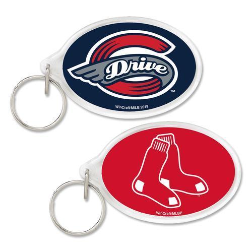 Greenville Drive Wincraft Affiliate oval keyring