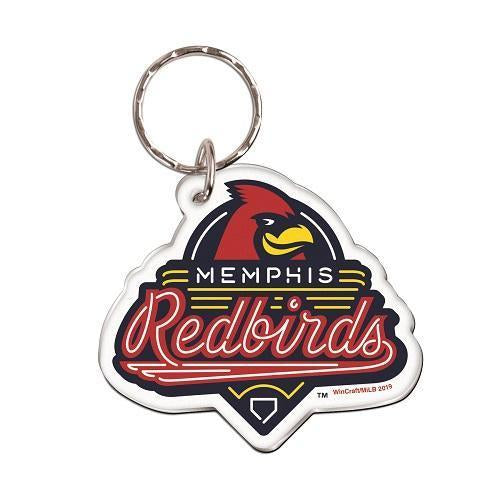 Memphis Redbirds Primary Logo Key Ring