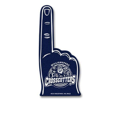 Williamsport Crosscutters Blue Foam Finger