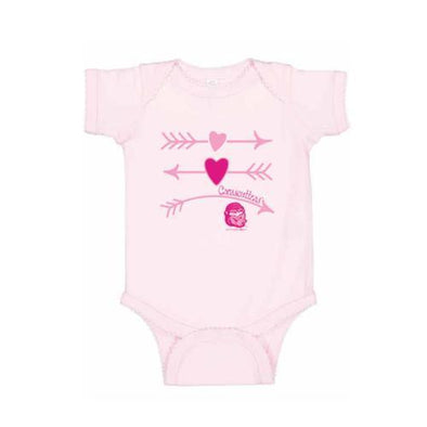 Williamsport Crosscutters Infant Pink Arrows Onesie