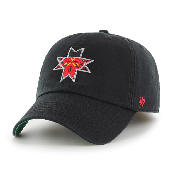 Indianapolis Indians Black '47 Official Logo Franchise Cap