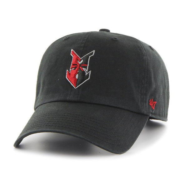 Indianapolis Indians Black Road '47 Clean Up Cap