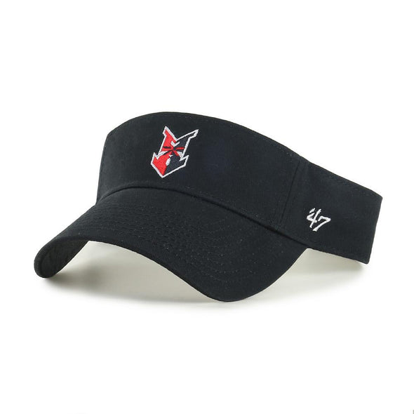 Indianapolis Indians Black Clean Up '47 Road Visor