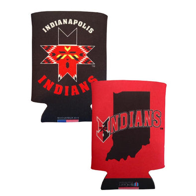 Indianapolis Indians Wordmark State Can Cooler