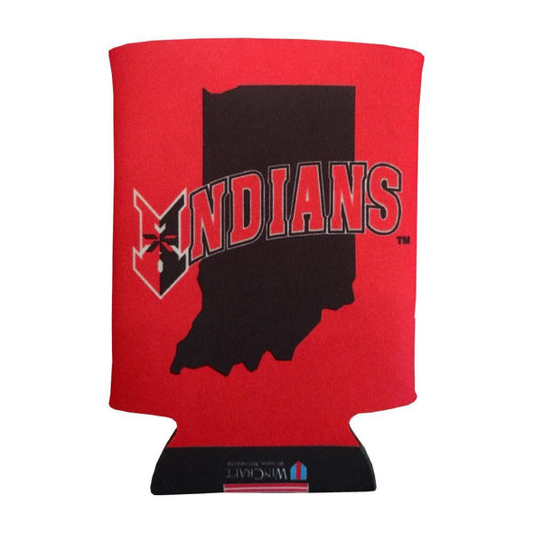 Indianapolis Indians Wordmark State Can Cooler