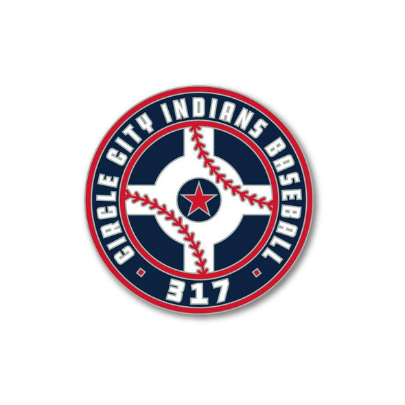 Indianapolis Indians Circle City Official Logo Lapel Pin