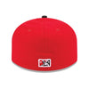 Indianapolis Indians Red/Black New Era Home Authentic 5950 Cap