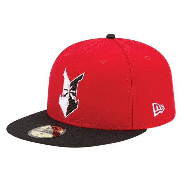 Indianapolis Indians Red/Black New Era Home Authentic 5950 Cap