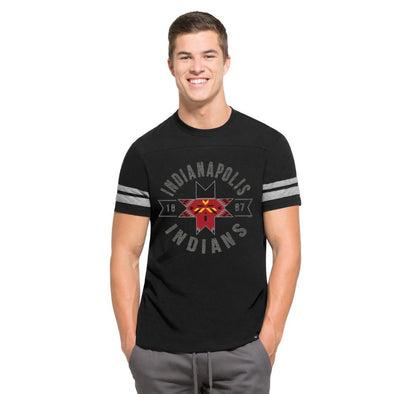 Indianapolis Indians Jet Black '47 Downfield Tee