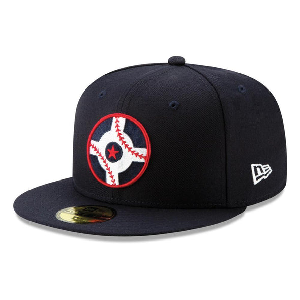 Indianapolis Indians Circle City New Era On-Field Navy Authentic 5950 Cap