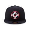 Indianapolis Indians Circle City New Era On-Field Navy Authentic 5950 Cap