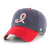 Indianapolis Indians Navy/Red '47 50's/60's Prewett Clean Up Cap