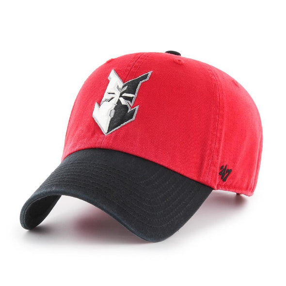 Indianapolis Indians Red/Black '47 Home Clean Up Cap