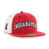 Indianapolis Indians Red/White/Black '47 Side Kick Captain Snapback Cap