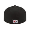 Indianapolis Indians Black New Era Road Authentic 5950 Cap