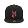 Indianapolis Indians Black New Era Road Authentic 5950 Cap