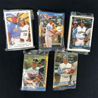 MYRTLE BEACH PELICANS 2010-2014 MYRTLE BEACH PELICANS TEAM SET BUNDLE