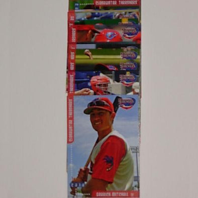 Clearwater Threshers 2010 Team Trading Card Set