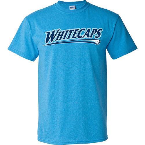 West Michigan Whitecaps Script Logo Tee - Sapphire